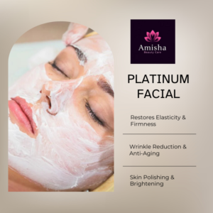 platinum facial in agra at amisha beauty care