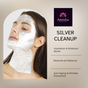 SILVER cleanup in agra at amisha beauty care